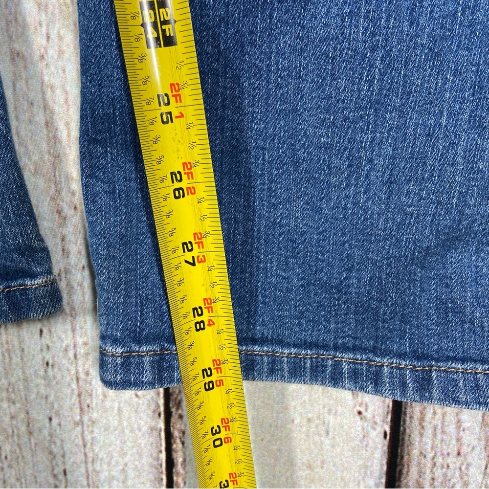J Jill Jeans Womens 14P Blue Slim Leg Petite Mid Rise Stretch Denim Pants - Picture 7 of 11